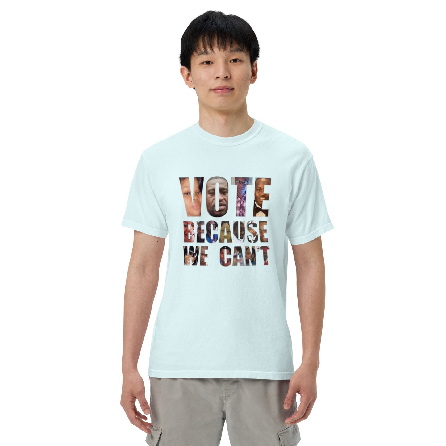 HME Vote Because We Can't Unisex garment-dyed heavyweight t-shirt