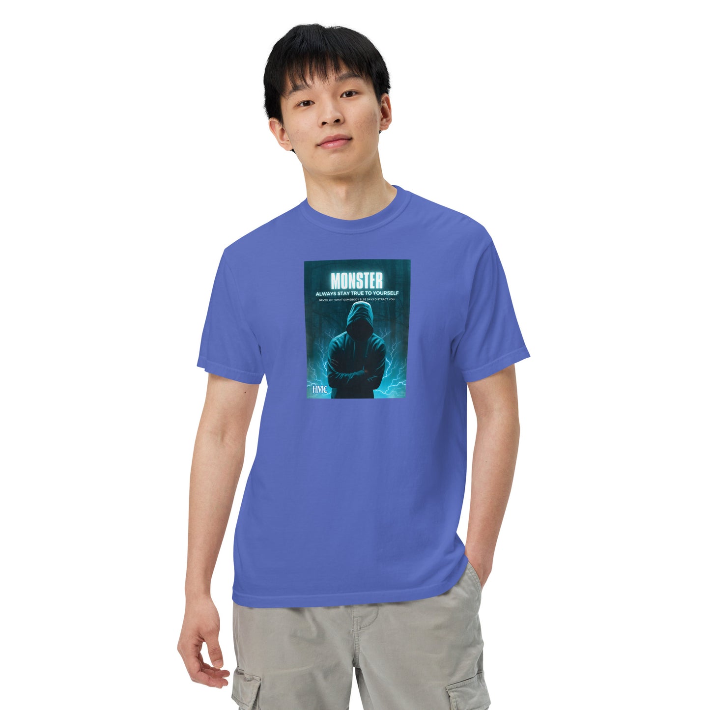 The Motivation Collection Monster Unisex garment-dyed heavyweight t-shirt