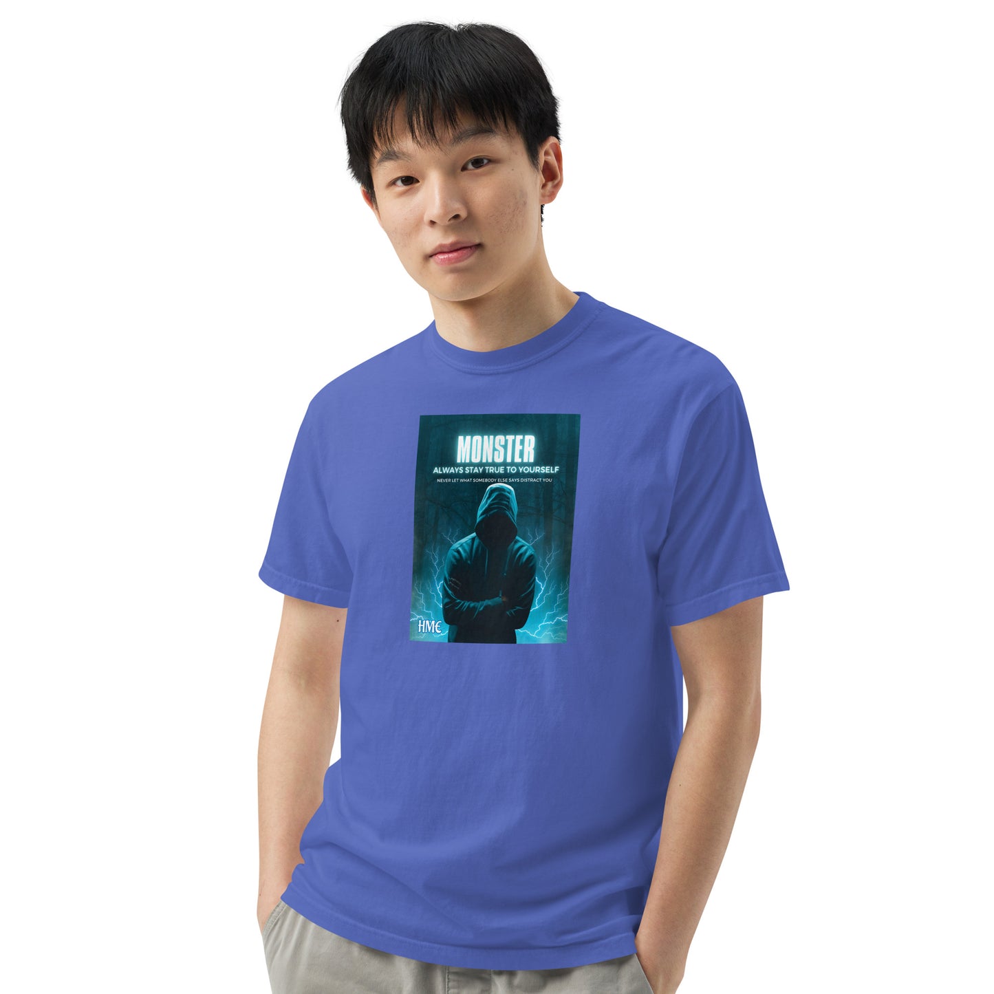 The Motivation Collection Monster Unisex garment-dyed heavyweight t-shirt
