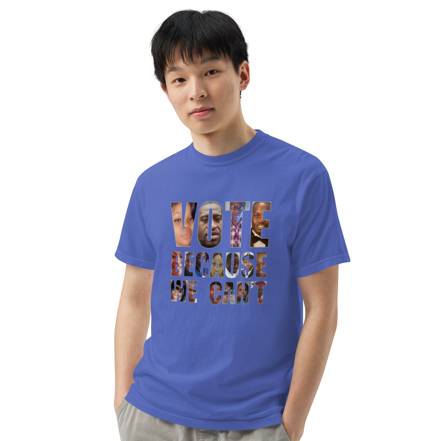 HME Vote Because We Can't Unisex garment-dyed heavyweight t-shirt