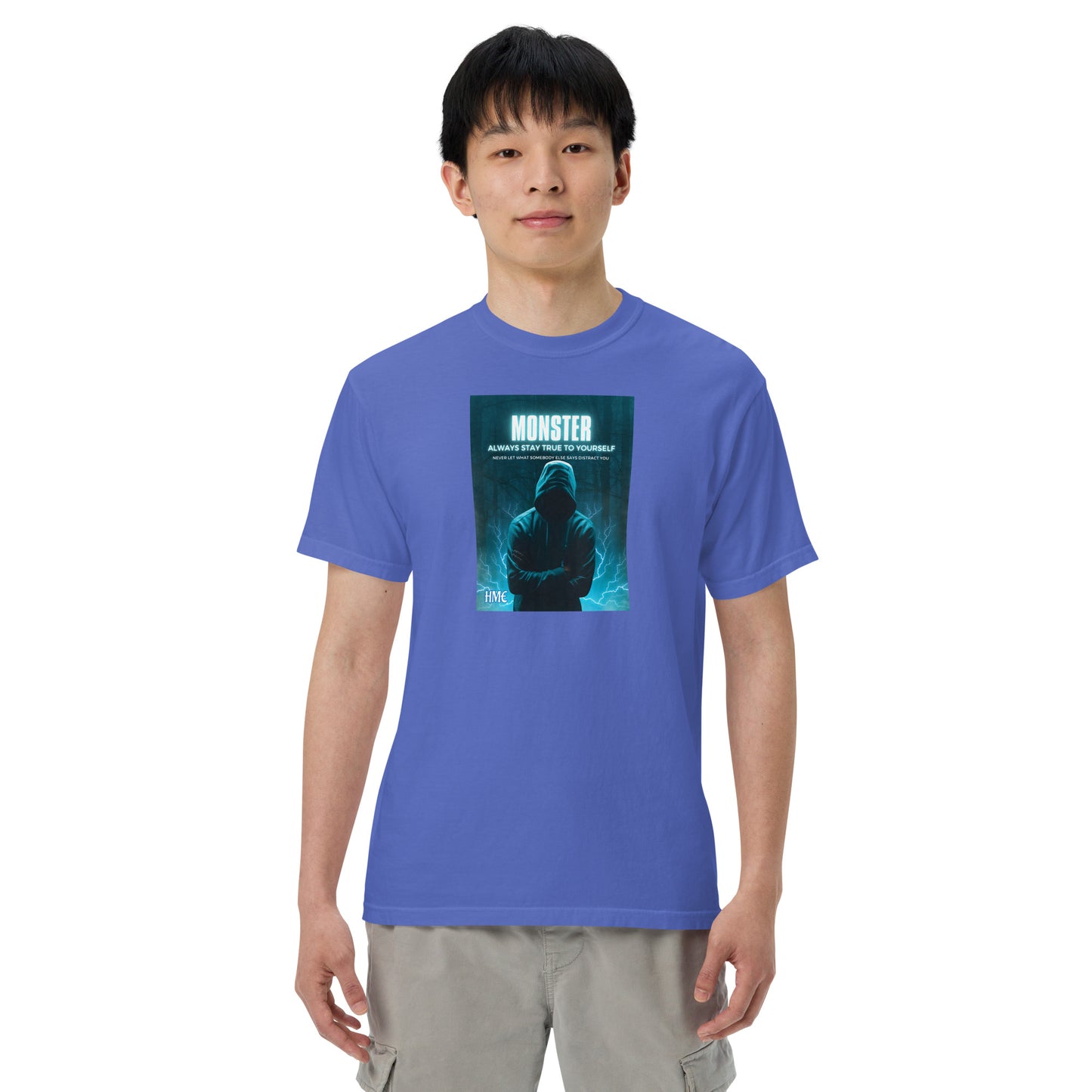 The Motivation Collection Monster Unisex garment-dyed heavyweight t-shirt
