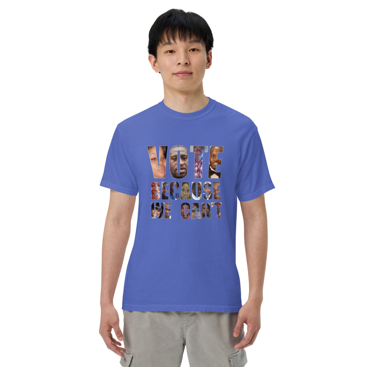 HME Vote Because We Can't Unisex garment-dyed heavyweight t-shirt