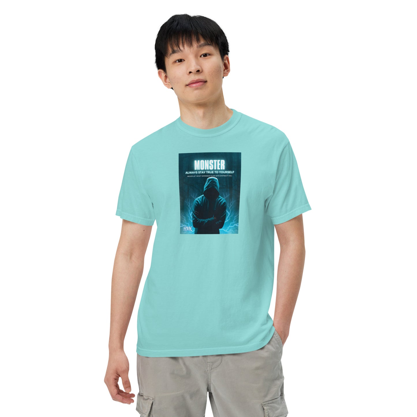 The Motivation Collection Monster Unisex garment-dyed heavyweight t-shirt