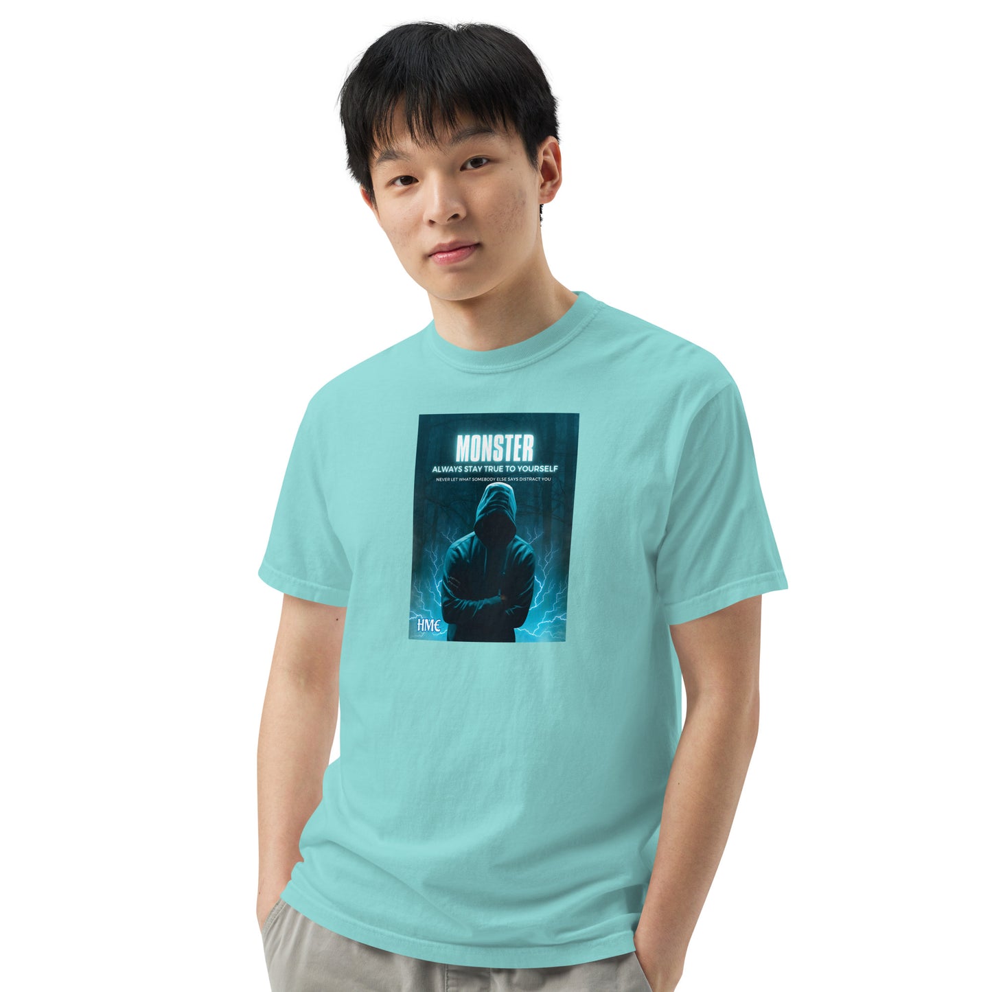 The Motivation Collection Monster Unisex garment-dyed heavyweight t-shirt