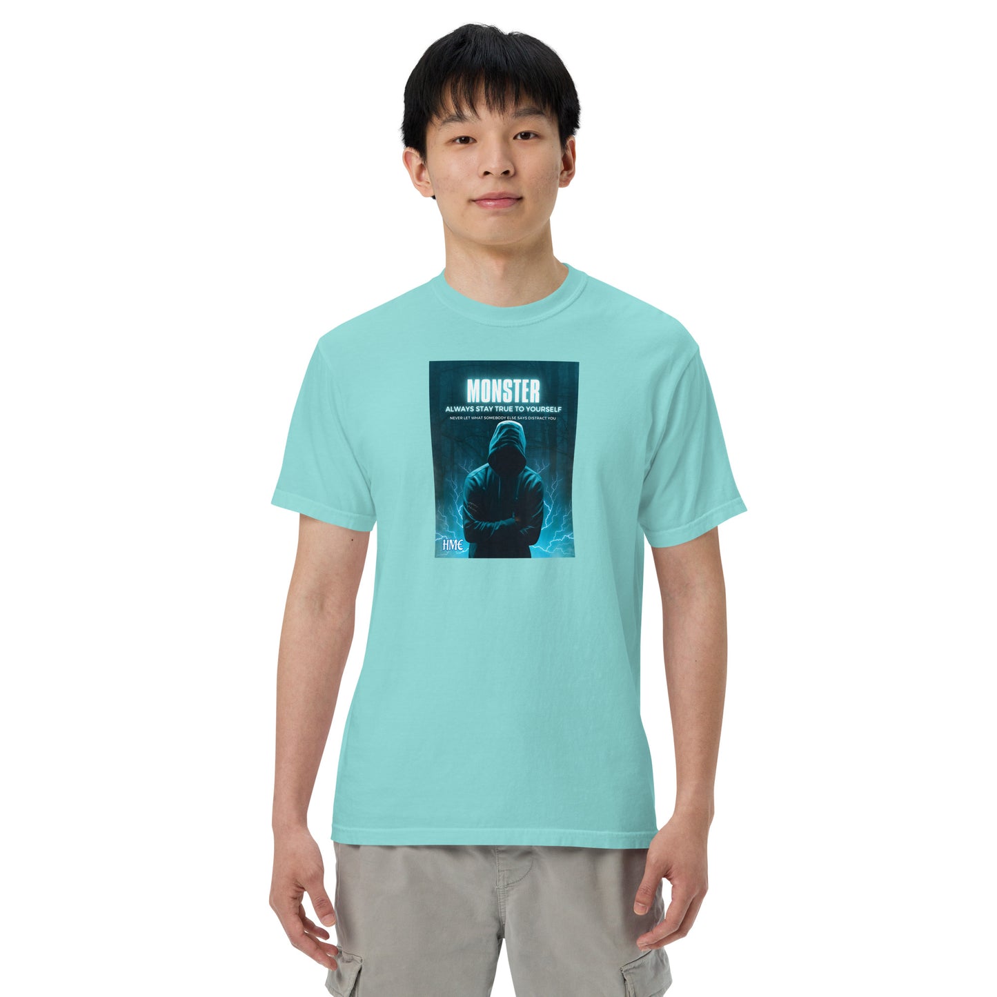 The Motivation Collection Monster Unisex garment-dyed heavyweight t-shirt