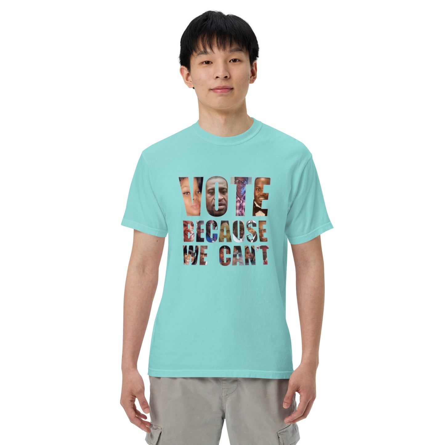 HME Vote Because We Can't Unisex garment-dyed heavyweight t-shirt