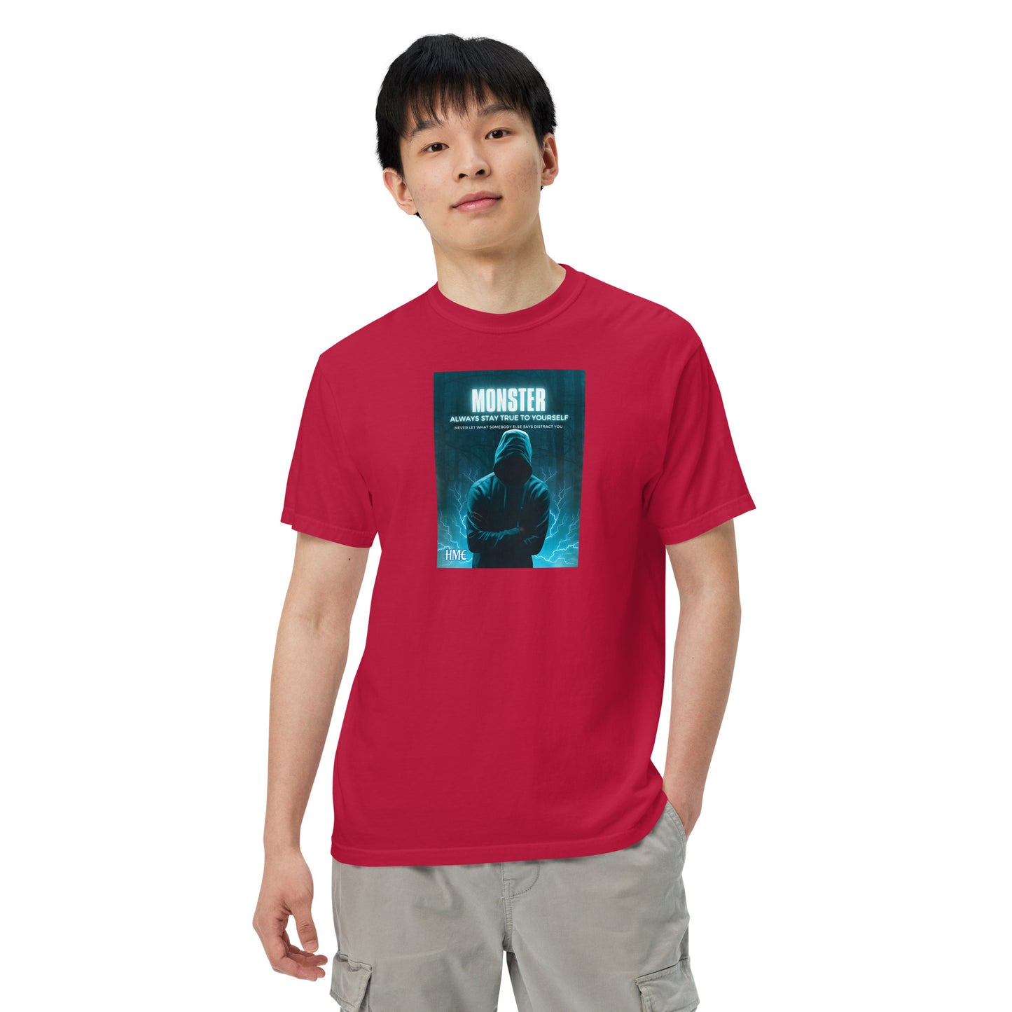 The Motivation Collection Monster Unisex garment-dyed heavyweight t-shirt