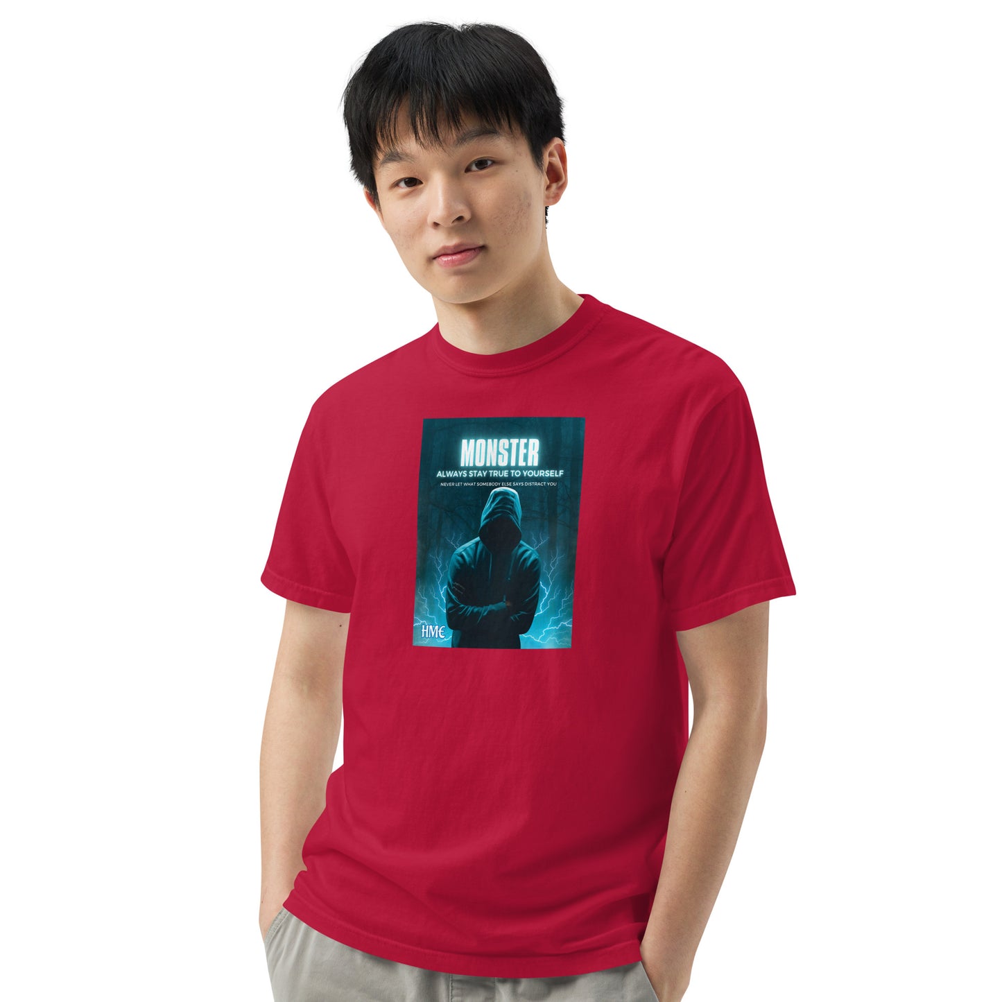 The Motivation Collection Monster Unisex garment-dyed heavyweight t-shirt