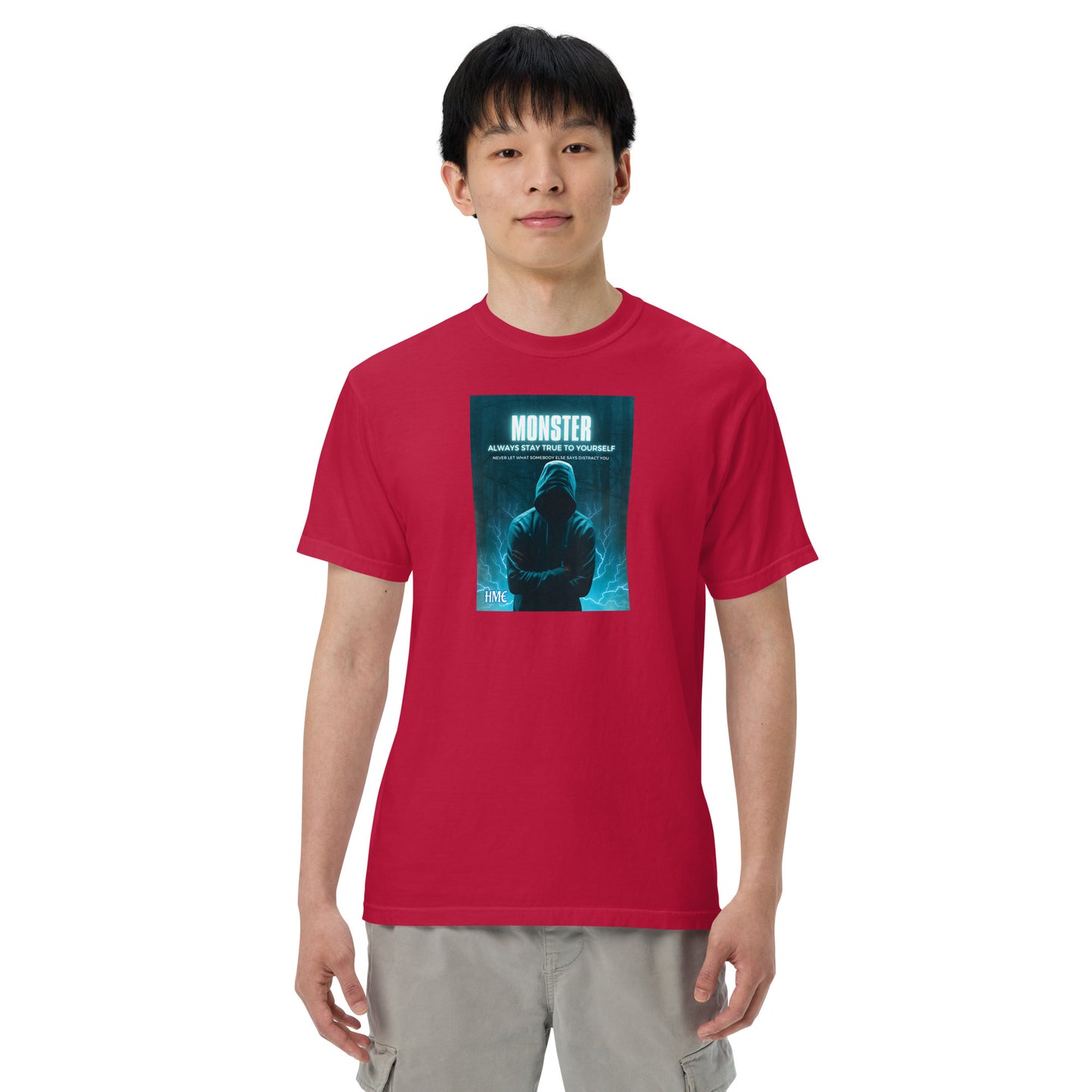 The Motivation Collection Monster Unisex garment-dyed heavyweight t-shirt