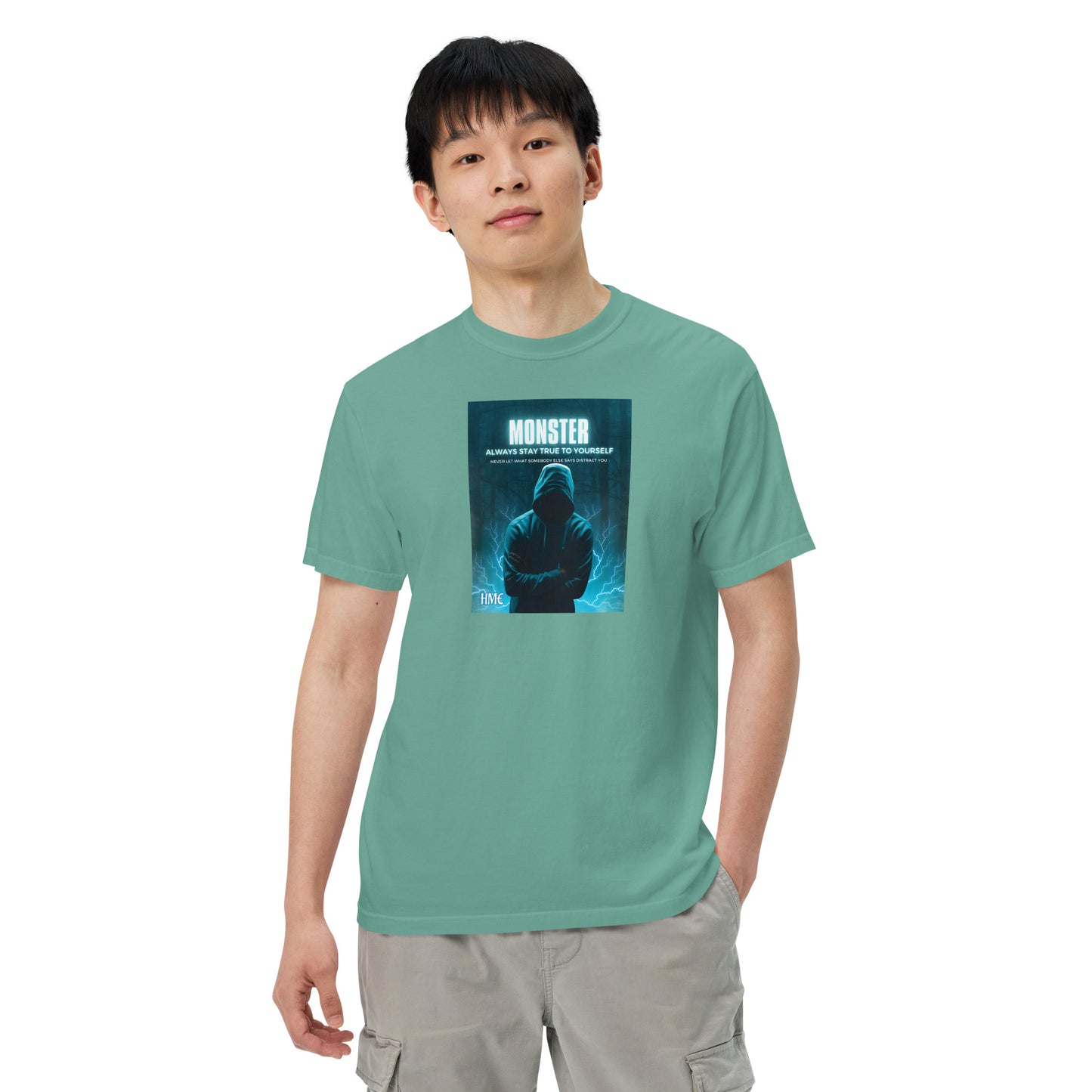 The Motivation Collection Monster Unisex garment-dyed heavyweight t-shirt