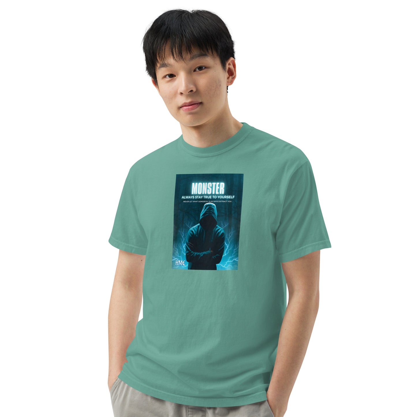 The Motivation Collection Monster Unisex garment-dyed heavyweight t-shirt
