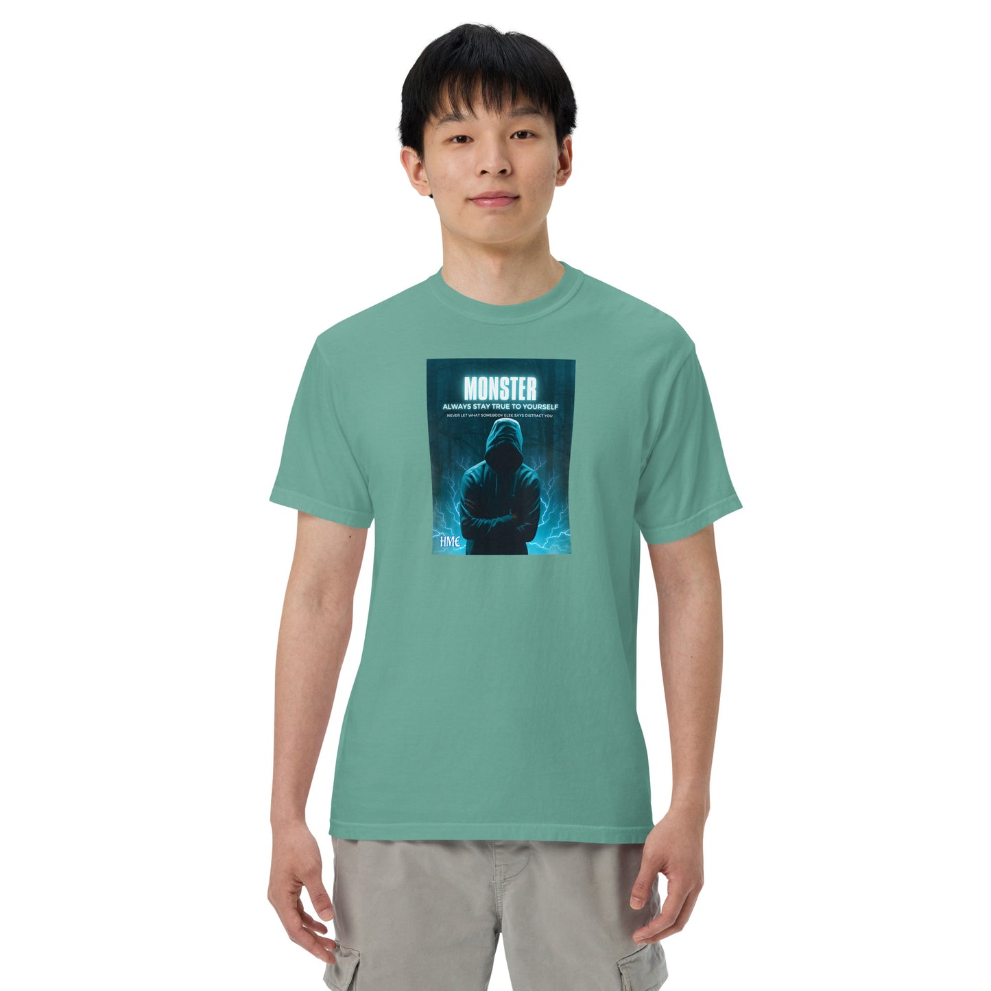 The Motivation Collection Monster Unisex garment-dyed heavyweight t-shirt