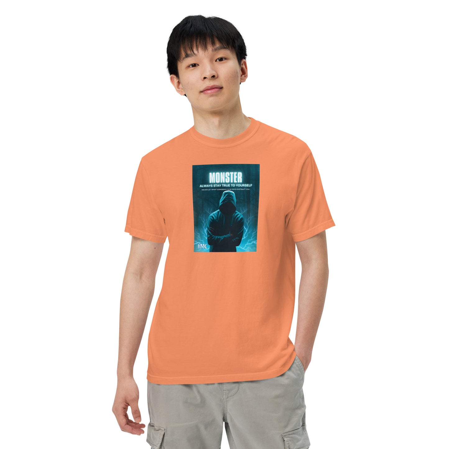 The Motivation Collection Monster Unisex garment-dyed heavyweight t-shirt