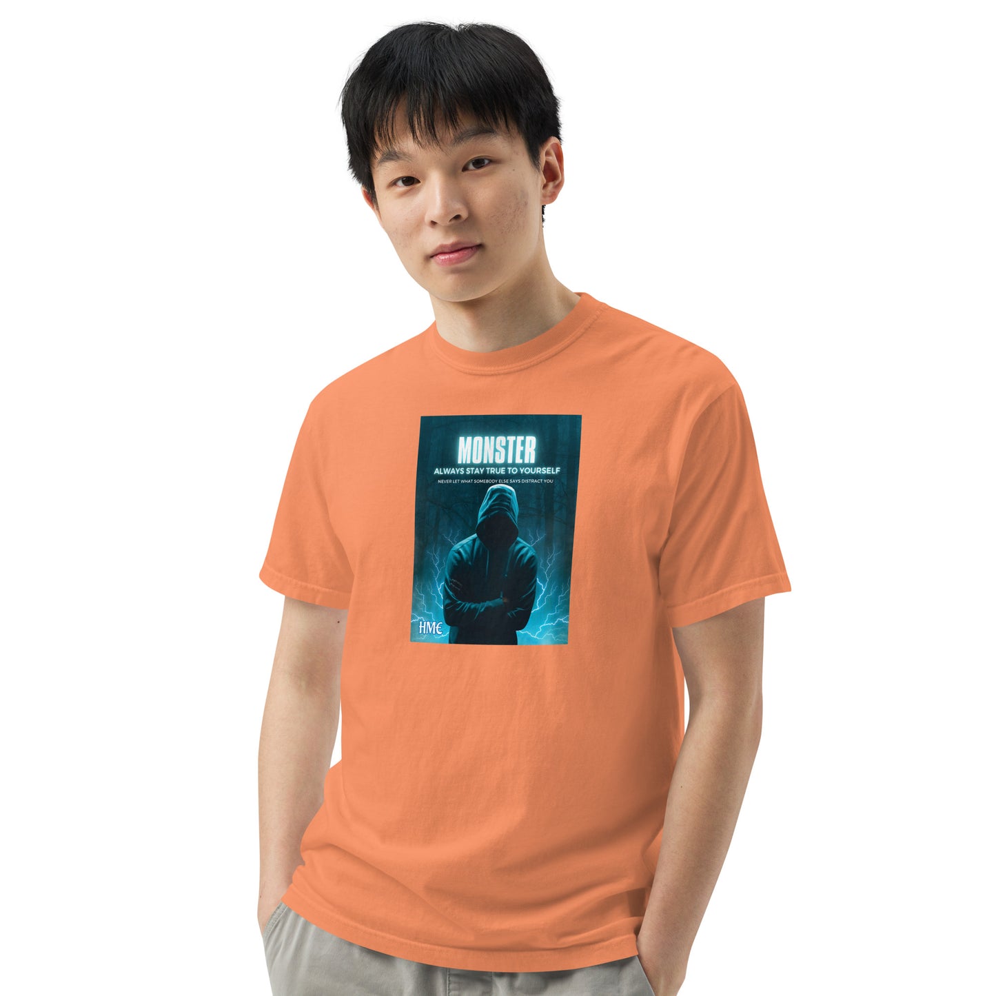 The Motivation Collection Monster Unisex garment-dyed heavyweight t-shirt