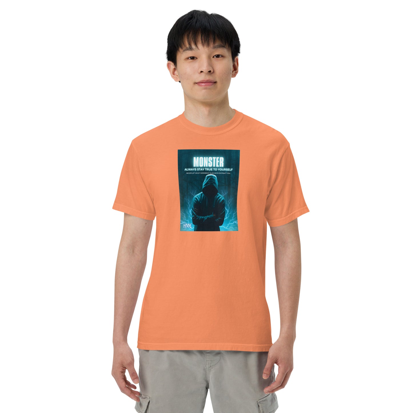 The Motivation Collection Monster Unisex garment-dyed heavyweight t-shirt