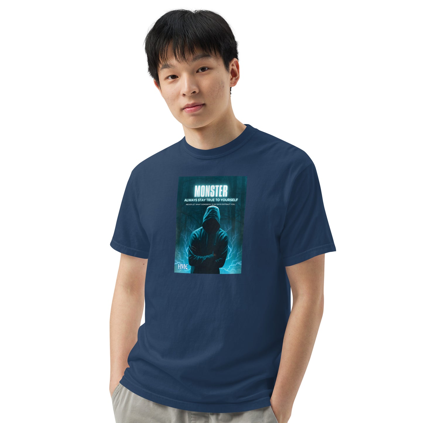 The Motivation Collection Monster Unisex garment-dyed heavyweight t-shirt