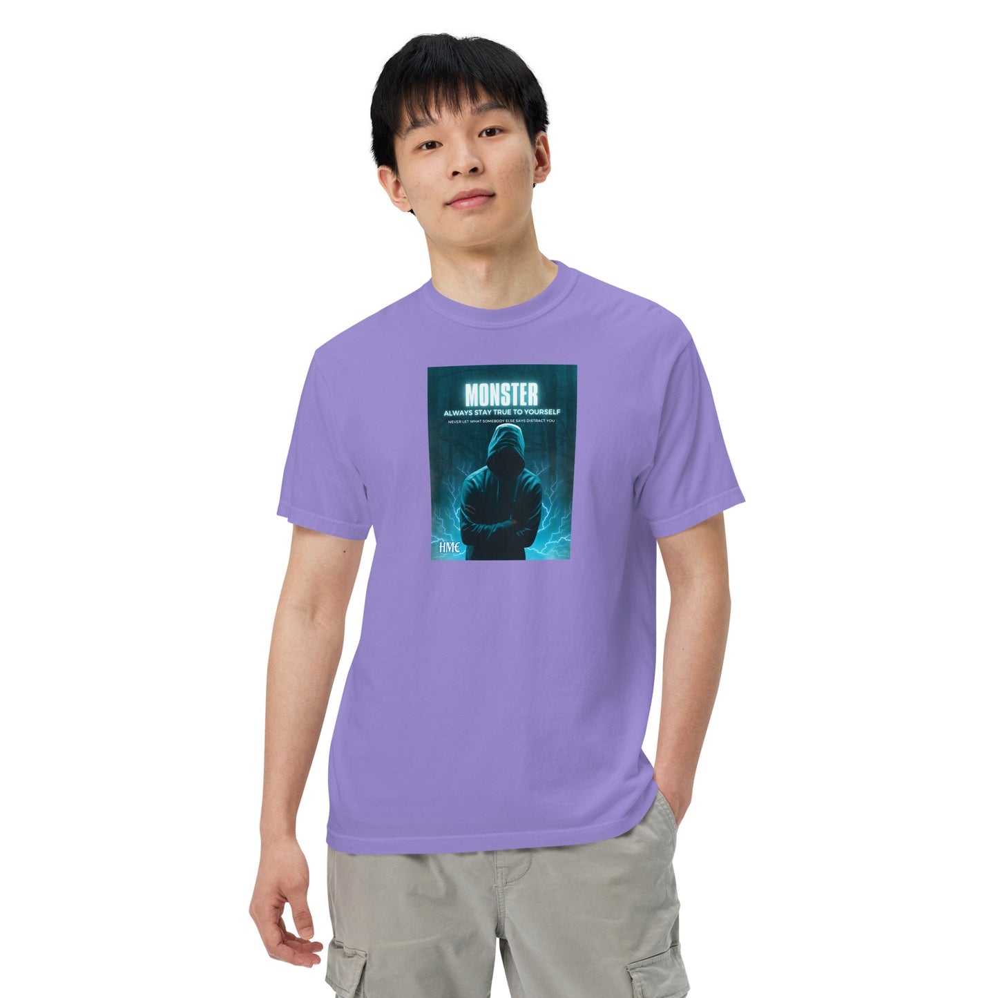 The Motivation Collection Monster Unisex garment-dyed heavyweight t-shirt
