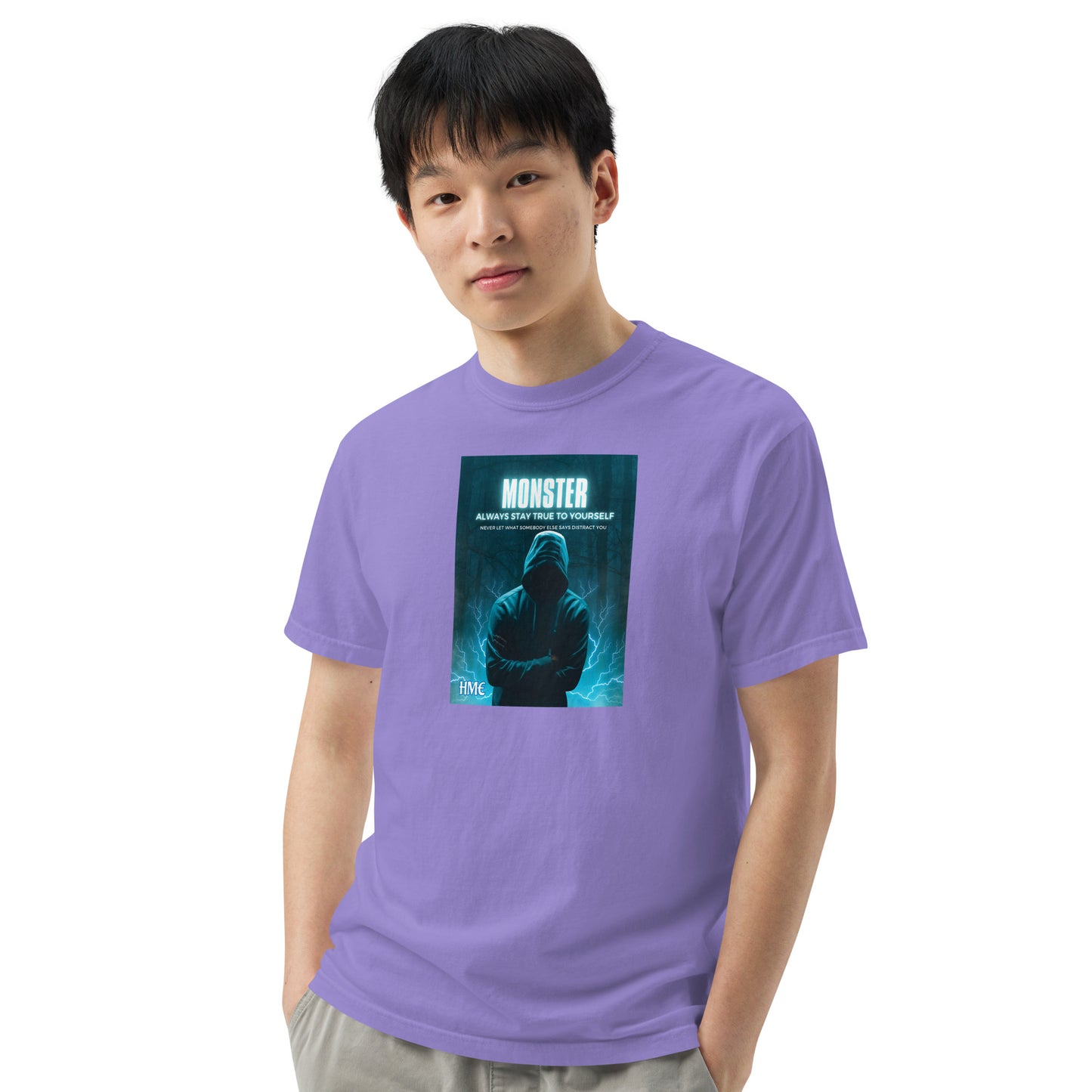 The Motivation Collection Monster Unisex garment-dyed heavyweight t-shirt