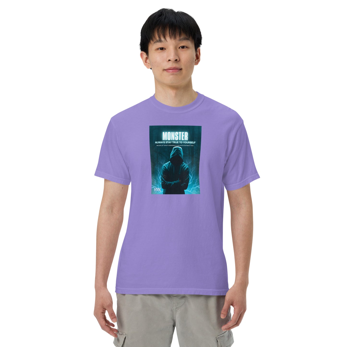 The Motivation Collection Monster Unisex garment-dyed heavyweight t-shirt