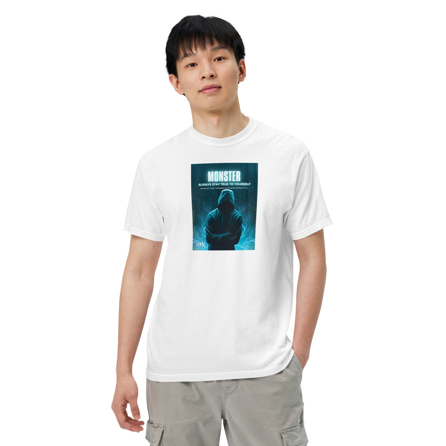 The Motivation Collection Monster Unisex garment-dyed heavyweight t-shirt