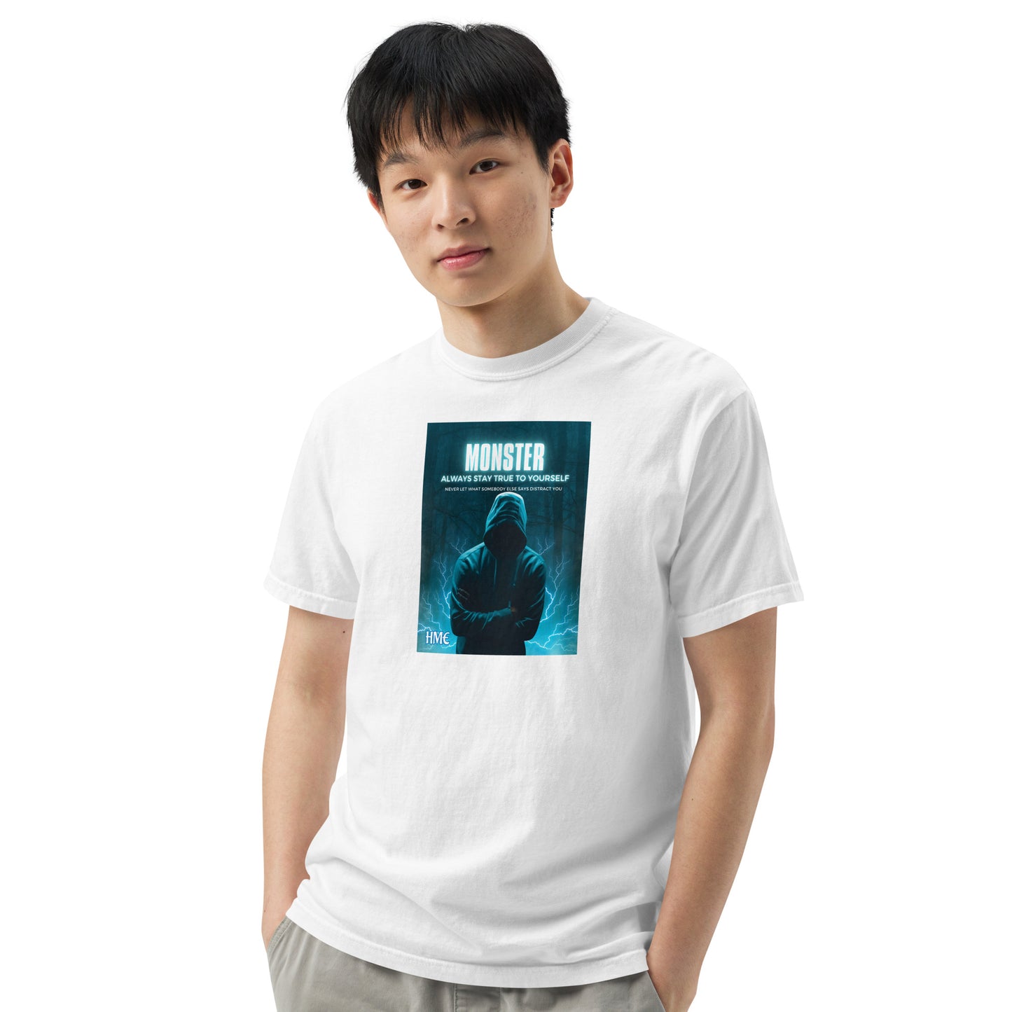 The Motivation Collection Monster Unisex garment-dyed heavyweight t-shirt