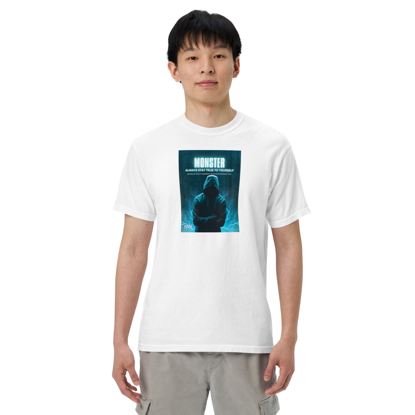 The Motivation Collection Monster Unisex garment-dyed heavyweight t-shirt