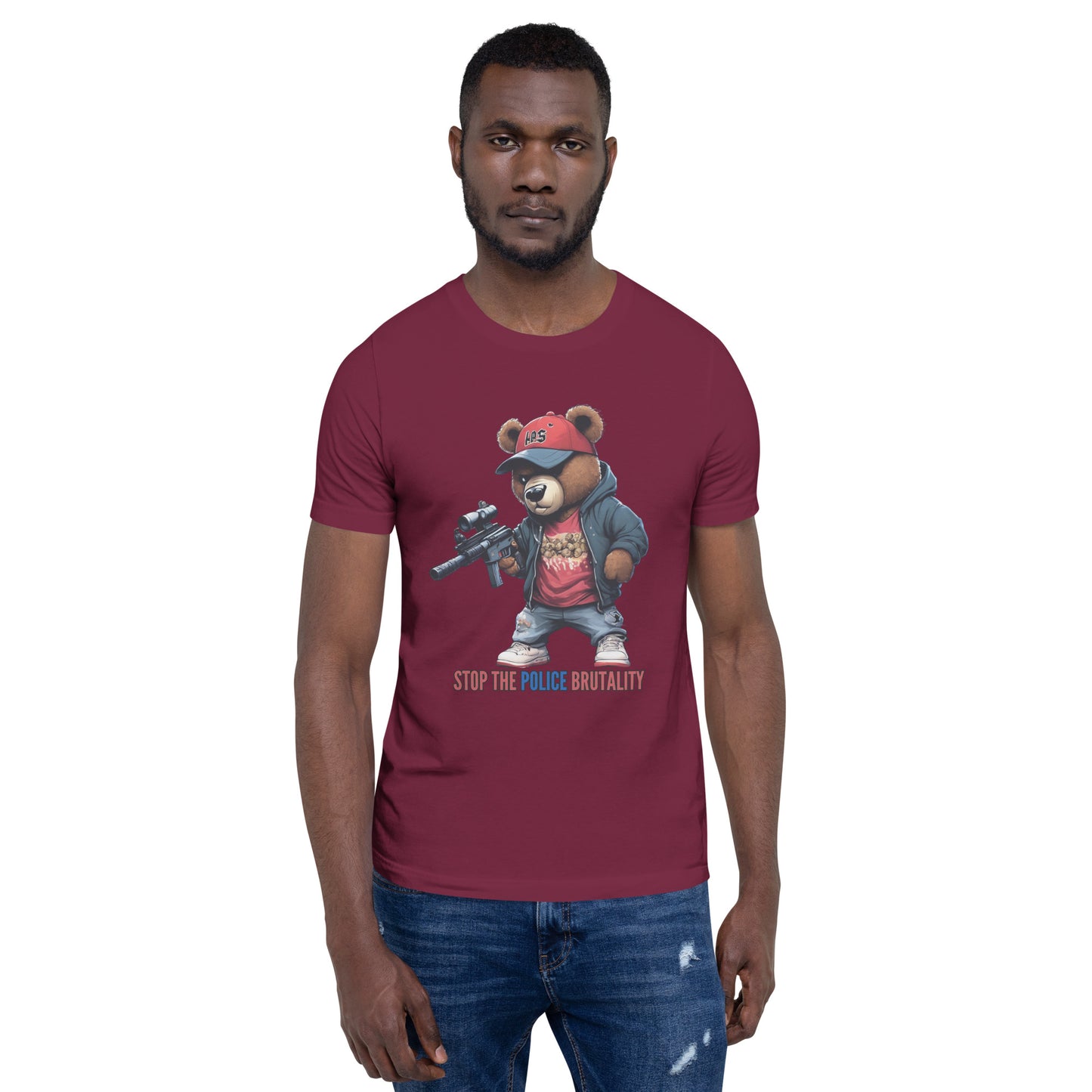 The Motivation Collection Stop Police Brutality Unisex t-shirt