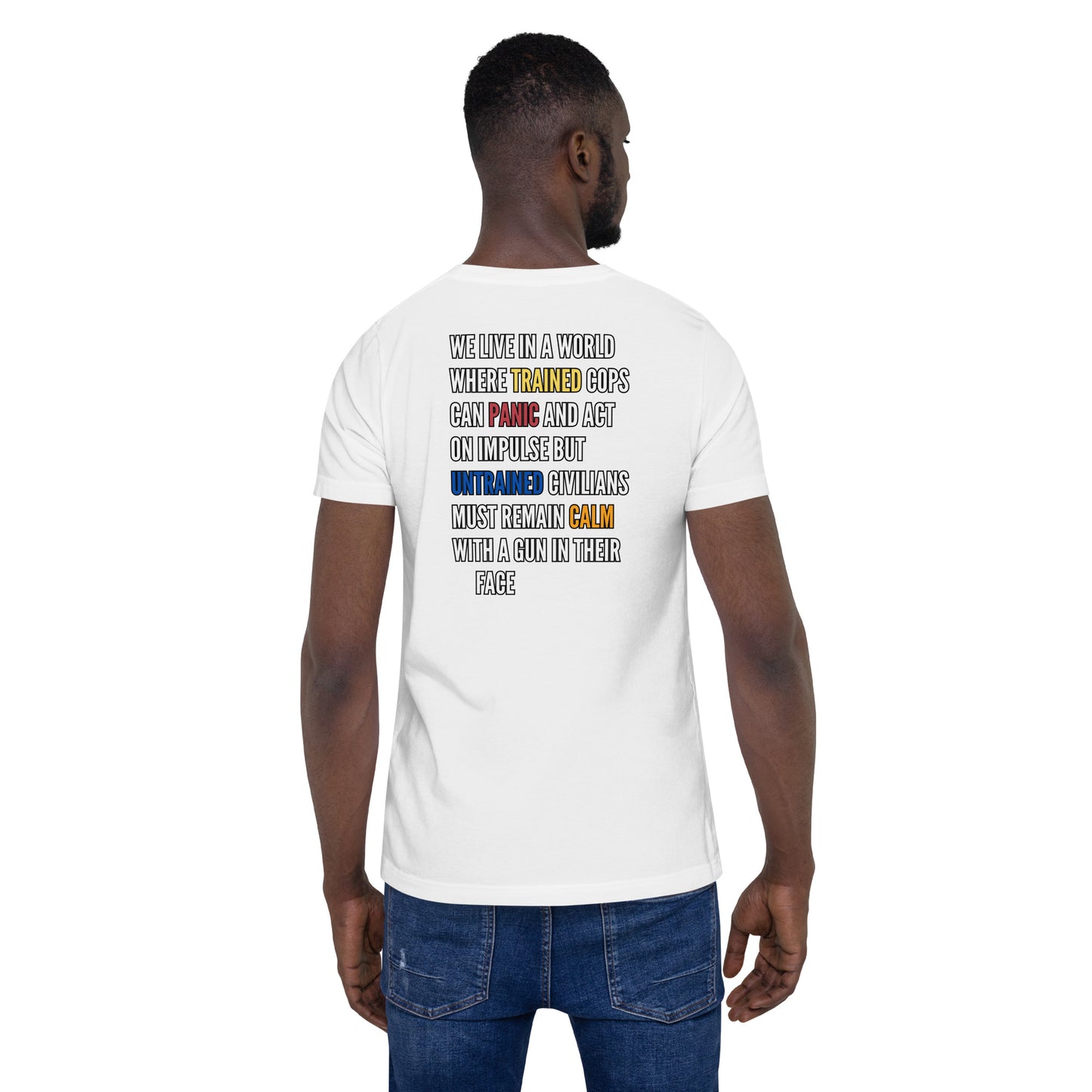 The Motivation Collection Stop Police Brutality Unisex t-shirt