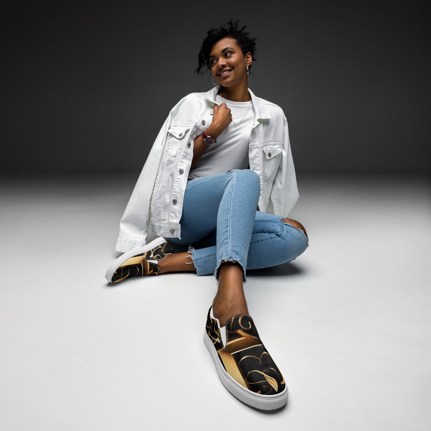 The Lou Collection Women’s slip-on canvas shoes