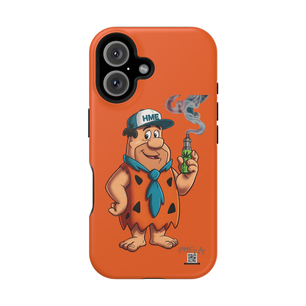 Phone Case - 420 Fred Flintstone with his THC Vape Pen Design