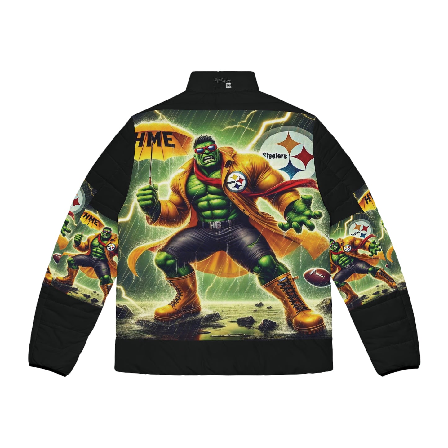 Men's Jacket - Pittsburgh Steelers Hulk Fusion Design