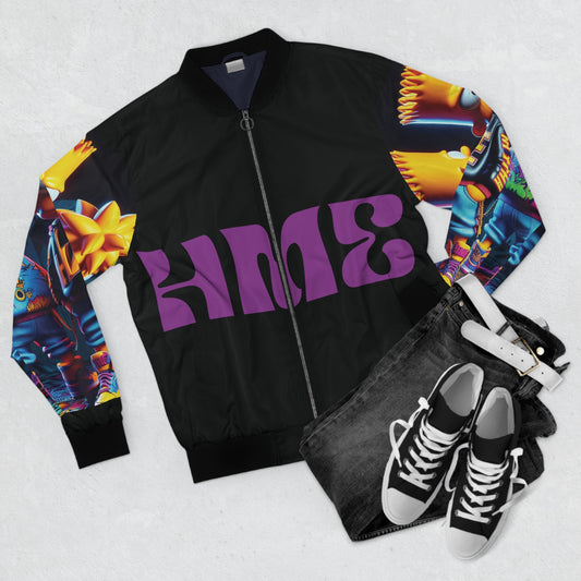 HME BART and twin Men's Bomber Jacket (AOP)