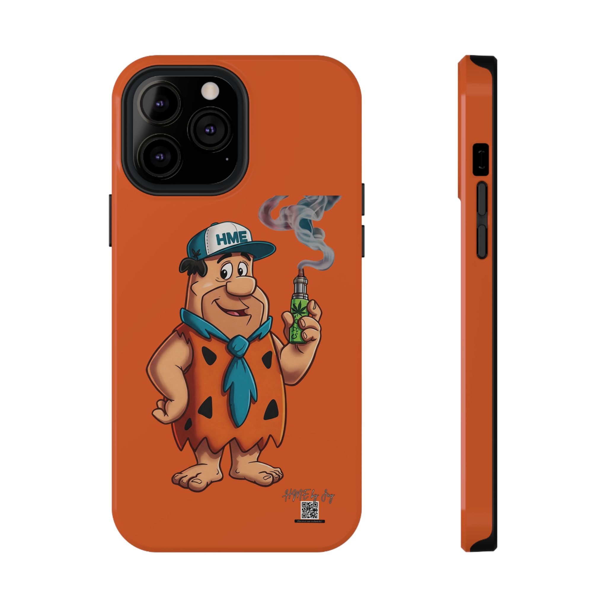 Phone Case - 420 Fred Flintstone with his THC Vape Pen Design