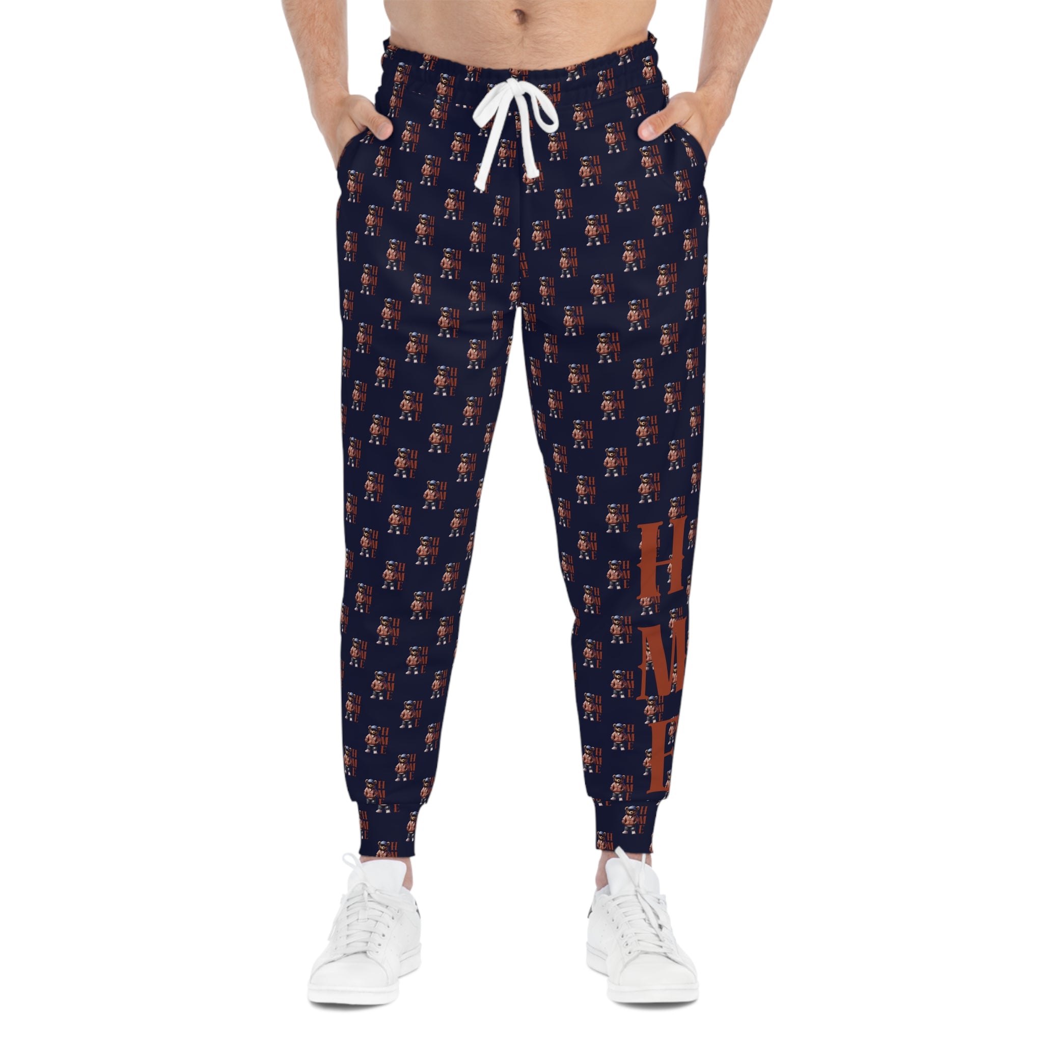 Athletic Joggers - HME Bear Logo All Over