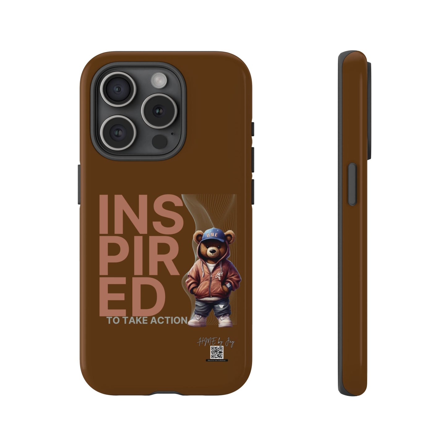 Phone Case - HME Bear Logo, Inspired to take action