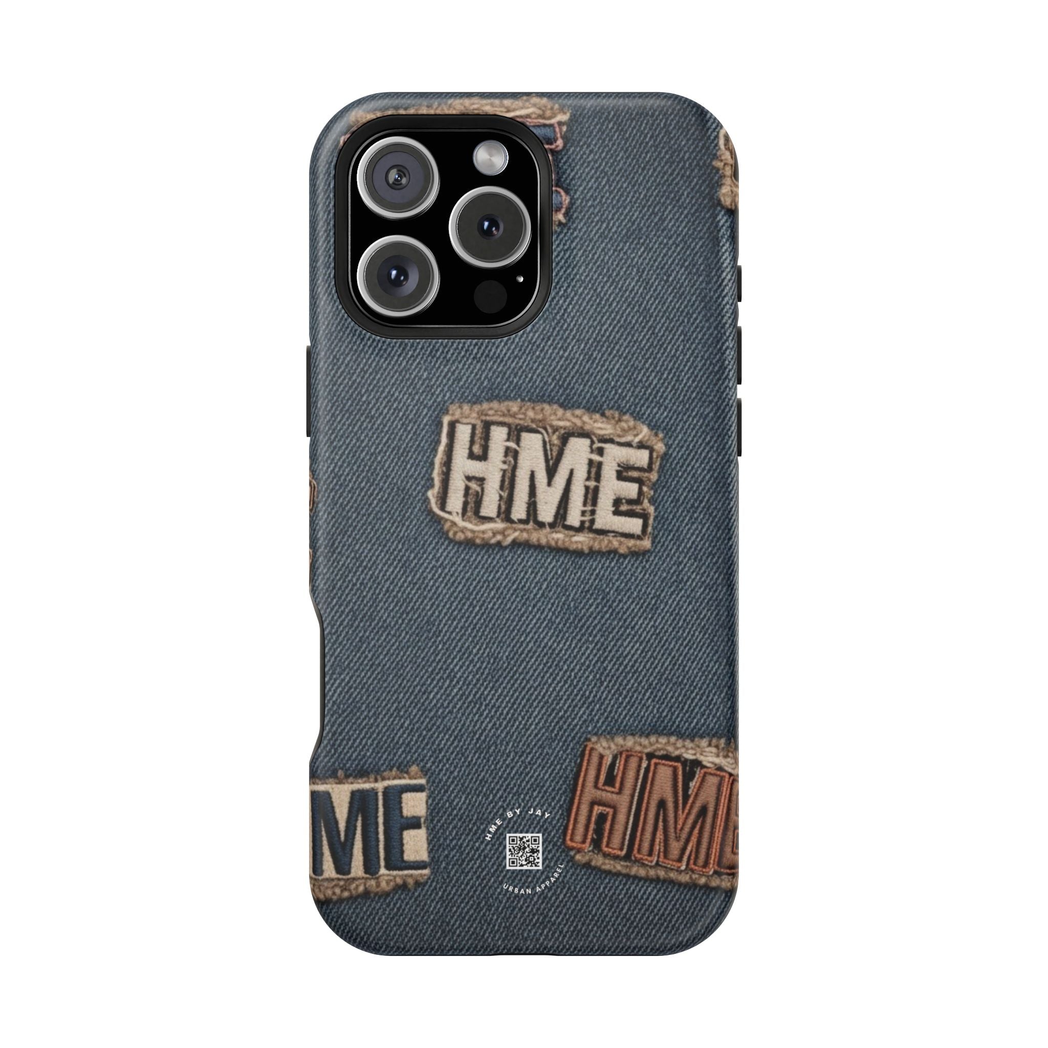 Denim HME Magnetic Impact-Resistant Case