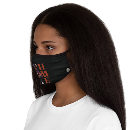 HME Bear Logo Collection HME (Black) Fitted 2 layer Polyester Face Mask