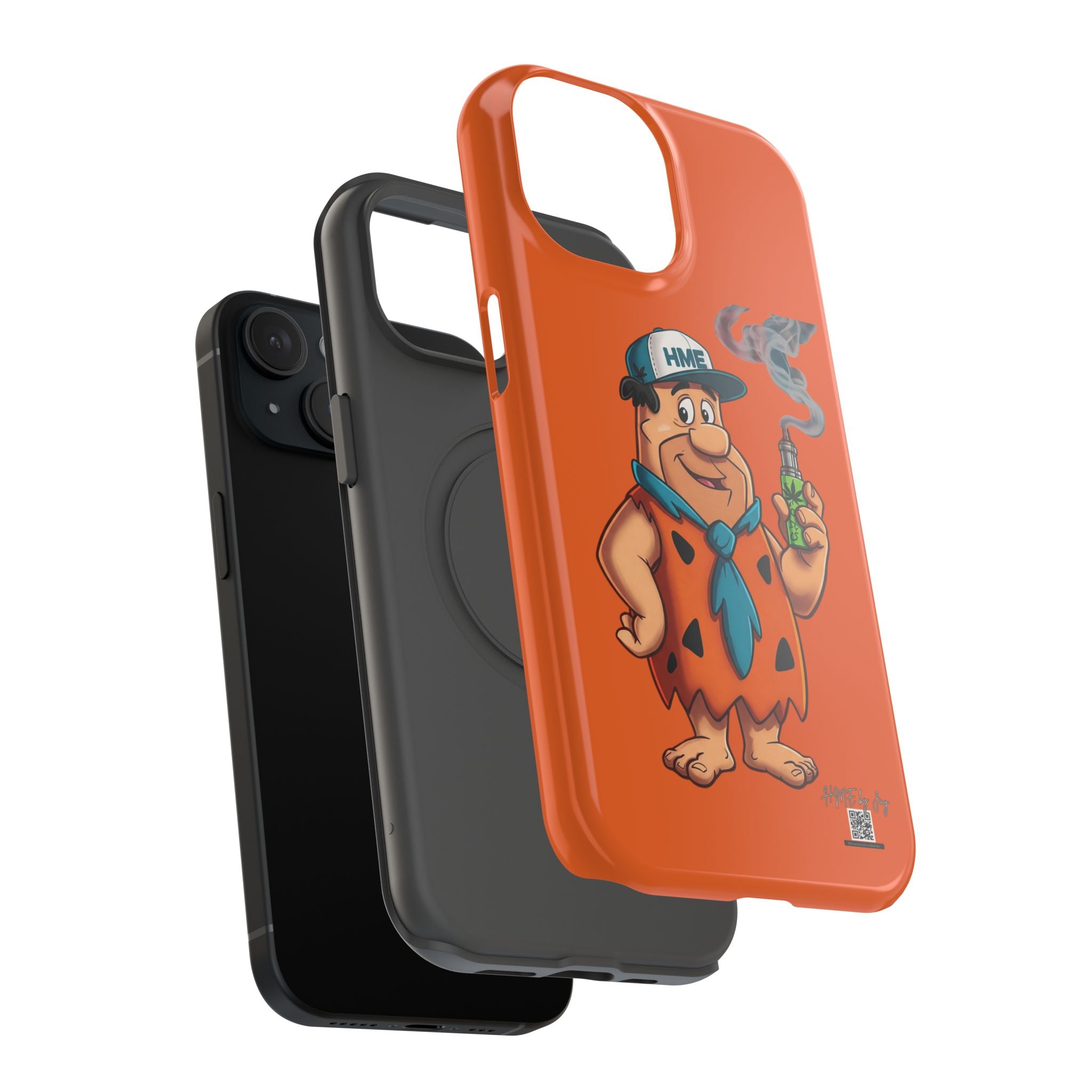 Phone Case - 420 Fred Flintstone with his THC Vape Pen Design