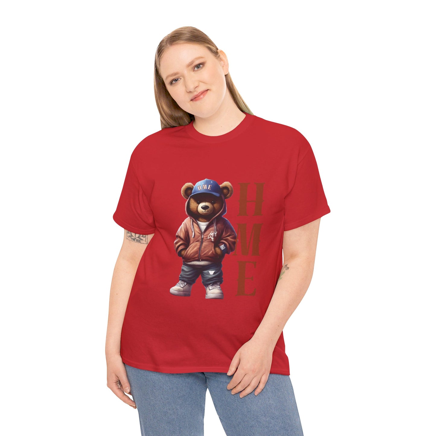 HME Bear Logo Collection Unisex Heavy Cotton Tee