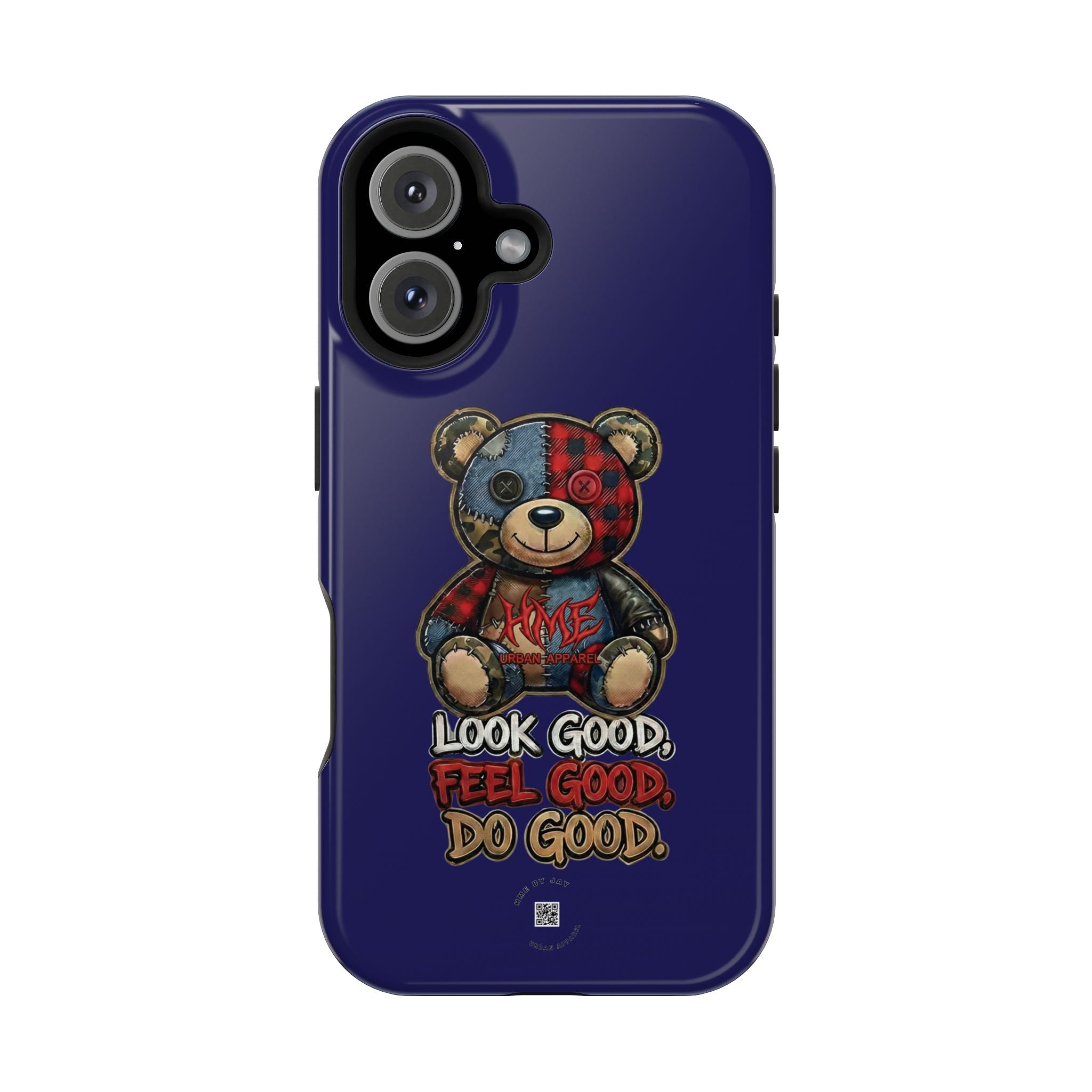 Phone Case — "Look Good, Feel Good, Do Good" Teddy Magnetic Impact-Resistant Case