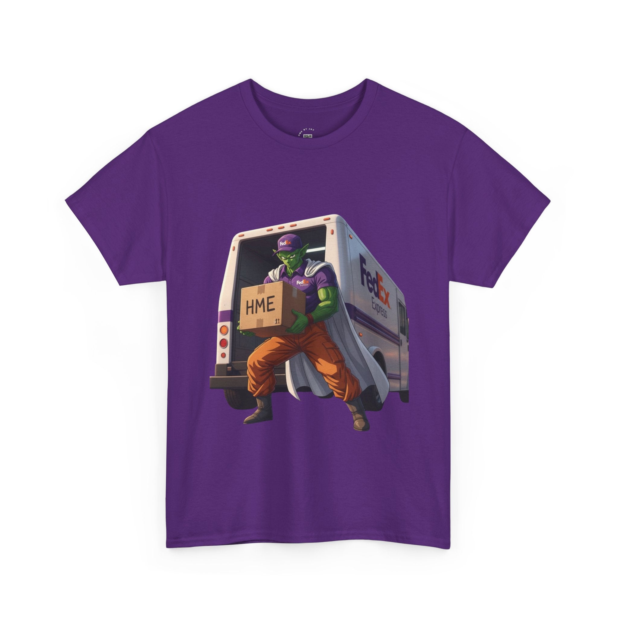 Anime Graphic Tee - Dragon Ball Z Piccolo FedEx Delivery