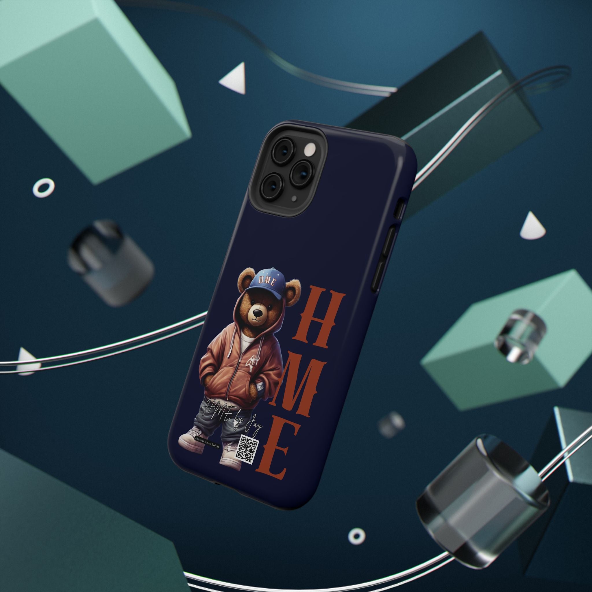 Phone Cases - HME Bear Logo Collection in Navy