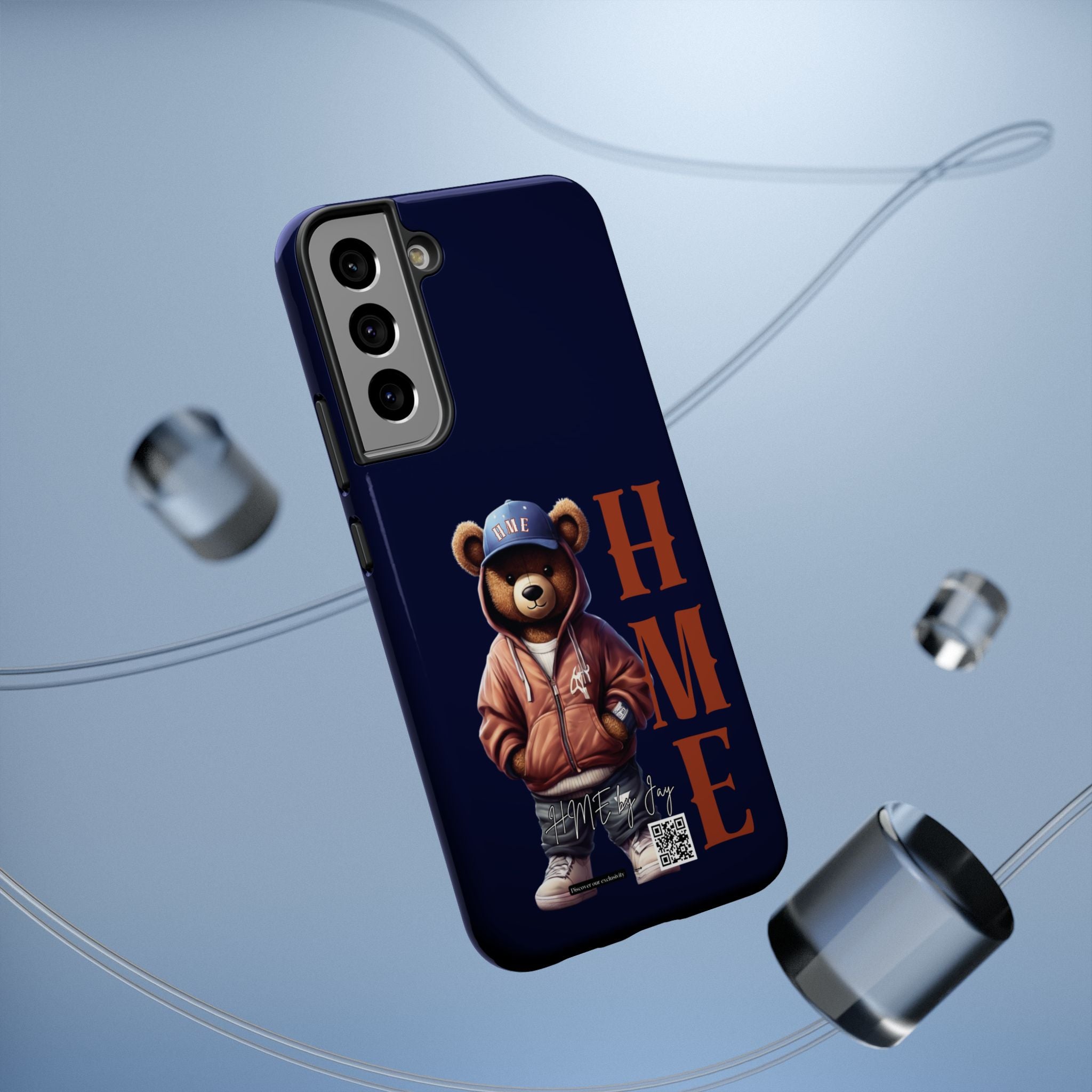 Phone Cases - HME Bear Logo Collection in Navy