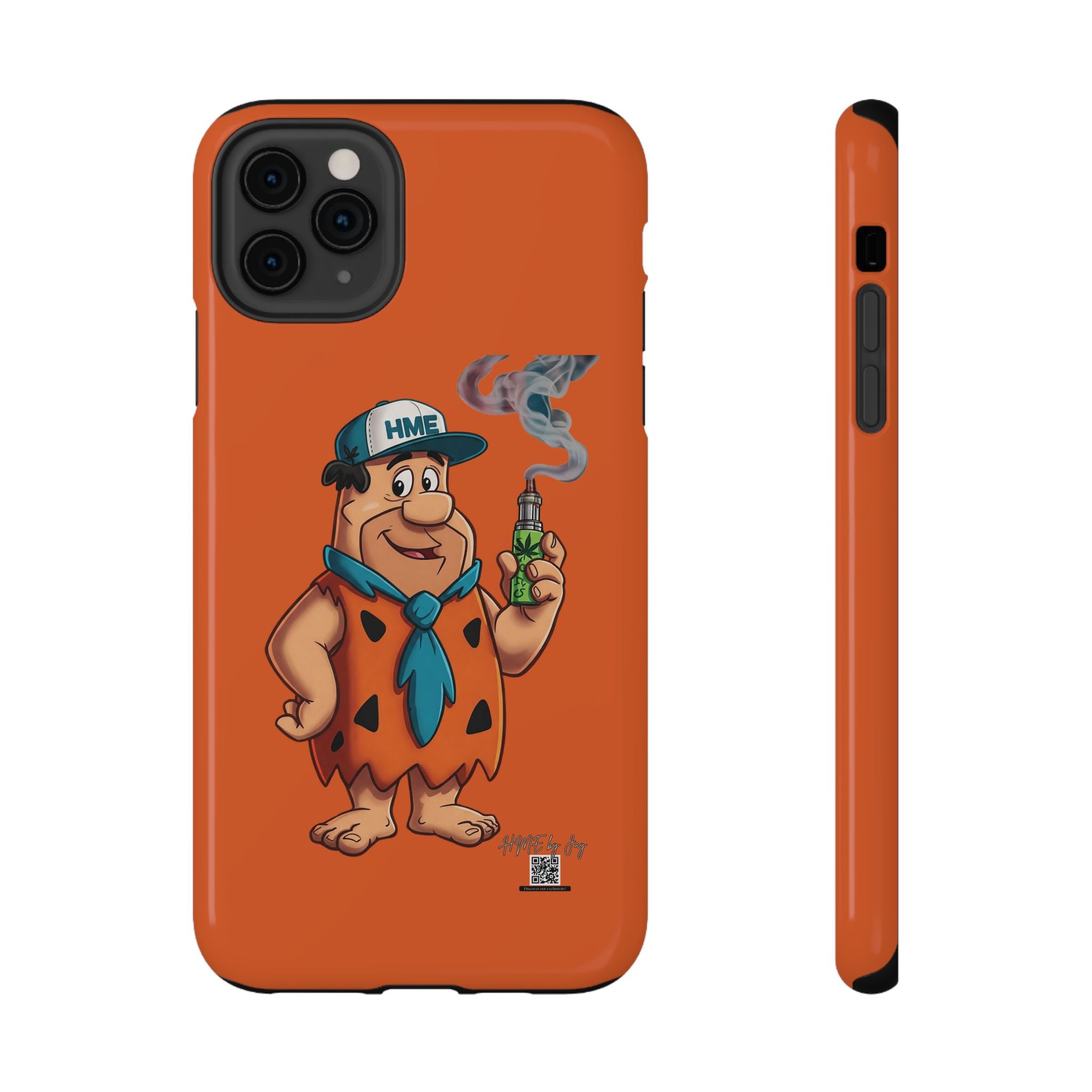 Phone Case - 420 Fred Flintstone with his THC Vape Pen Design