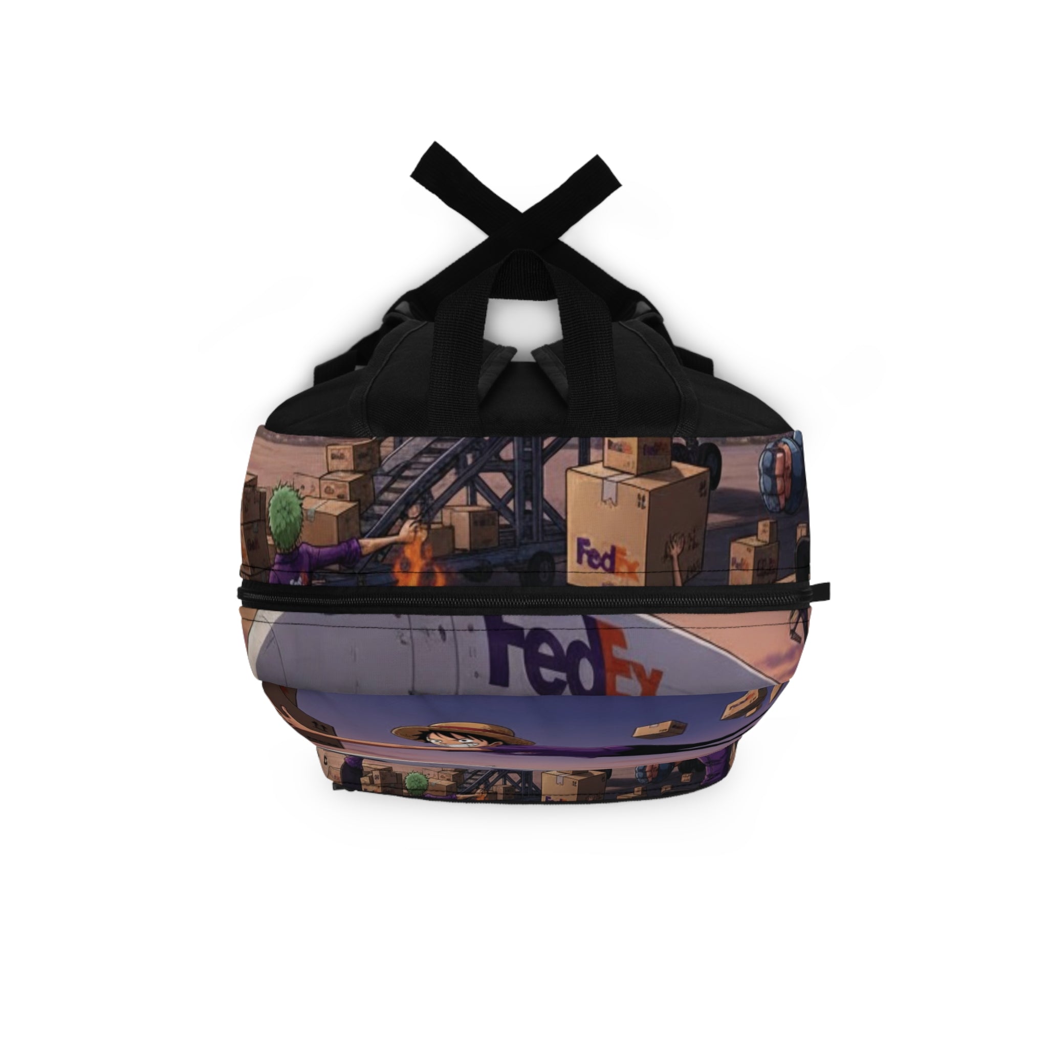 Backpack One Piece Anime & FedEx Express Crossover