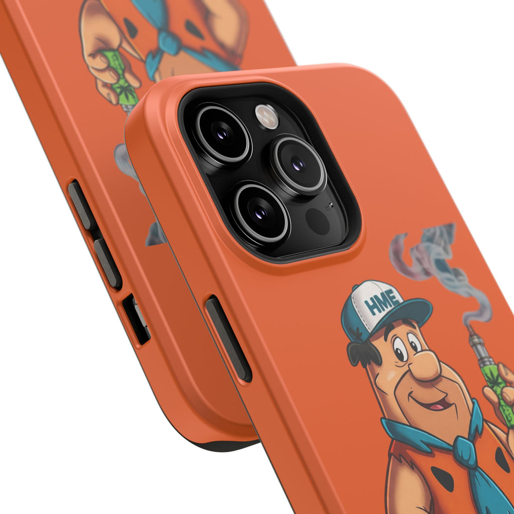 Phone Case - 420 Fred Flintstone with his THC Vape Pen Design
