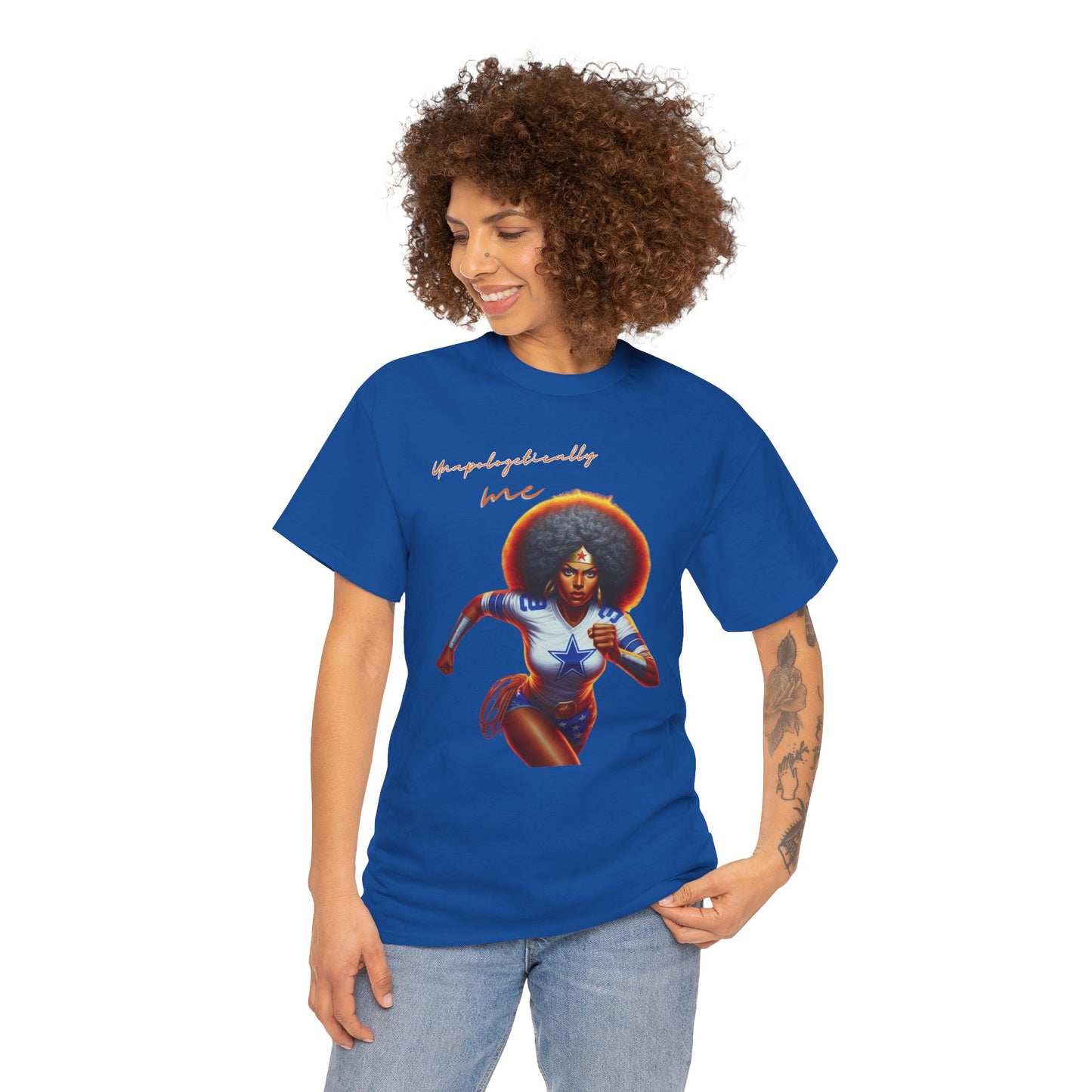 HME Dallas Wonder Woman Unapologetically Unisex Heavy Cotton Tee