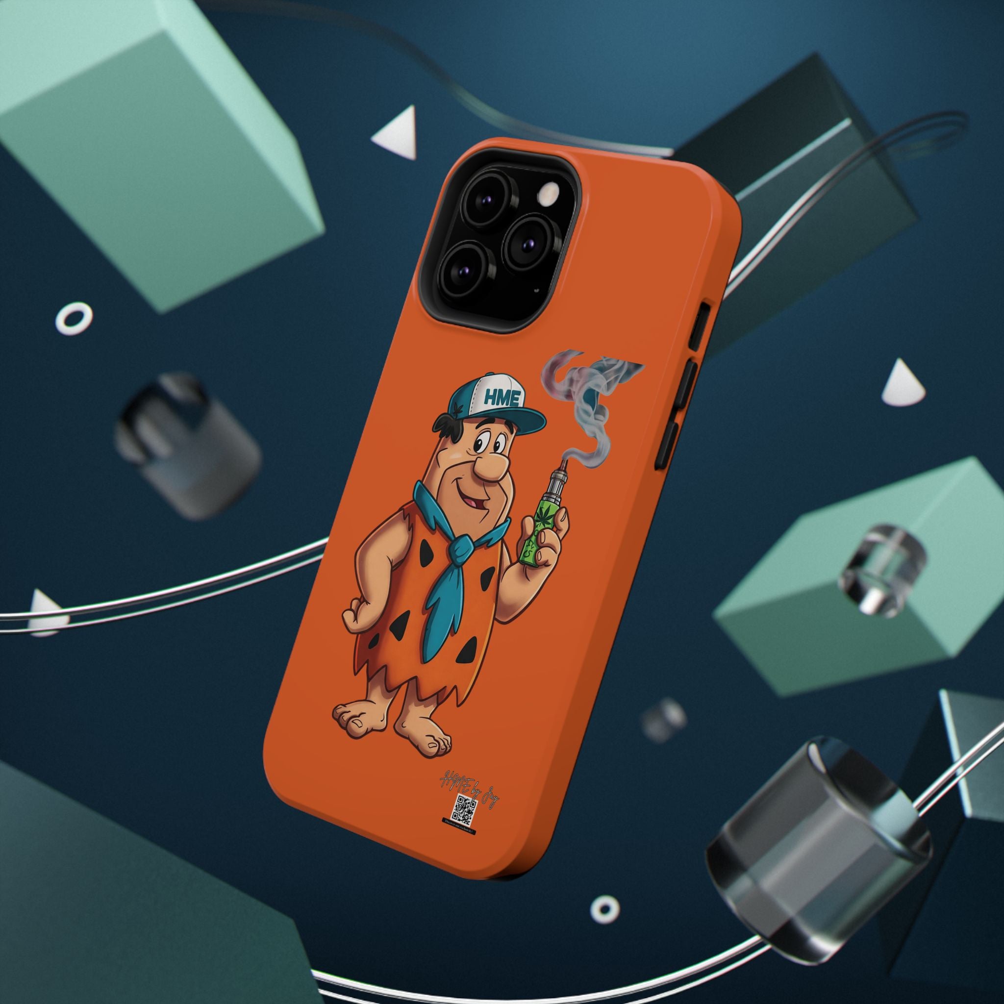 Phone Case - 420 Fred Flintstone with his THC Vape Pen Design