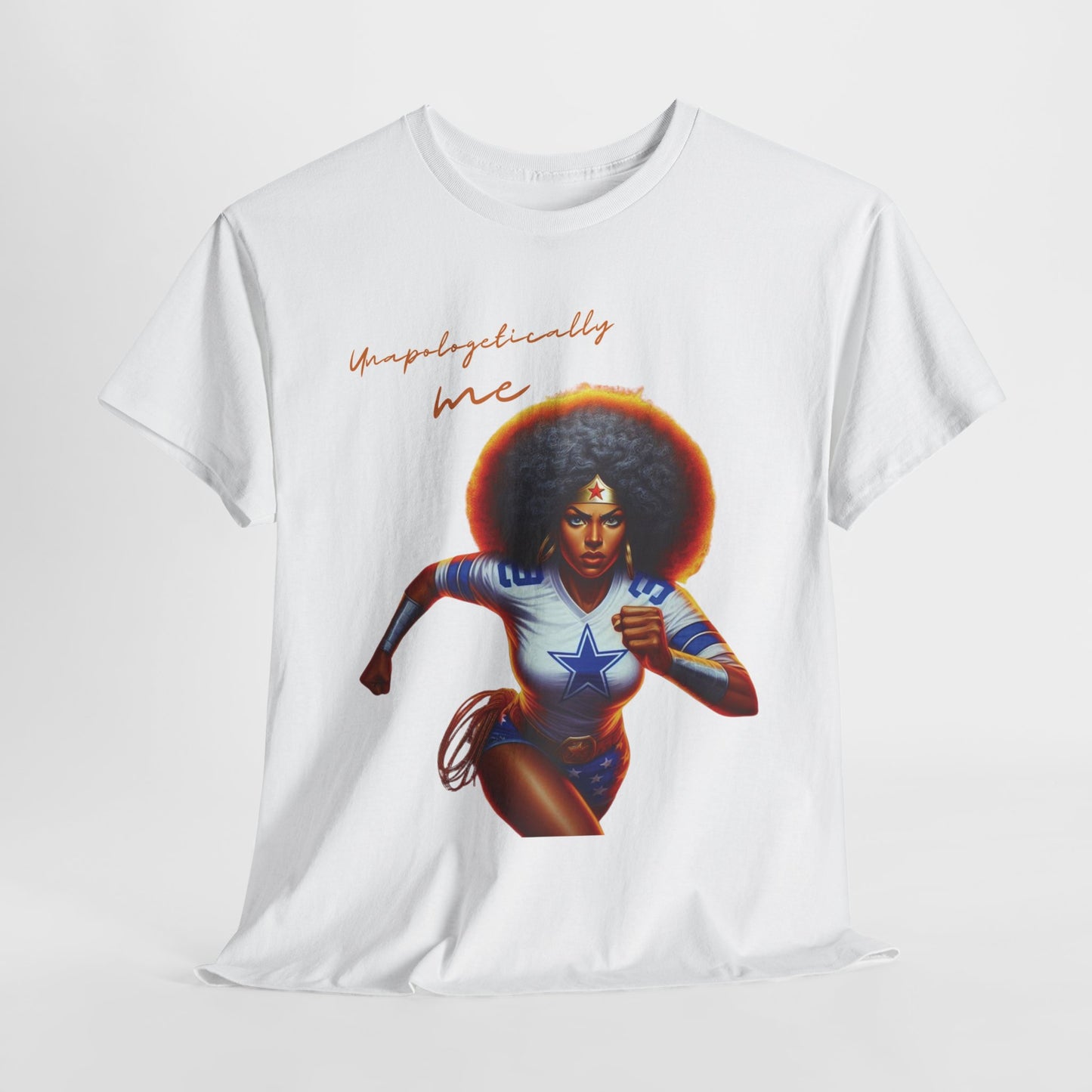 HME Dallas Wonder Woman Unapologetically Unisex Heavy Cotton Tee