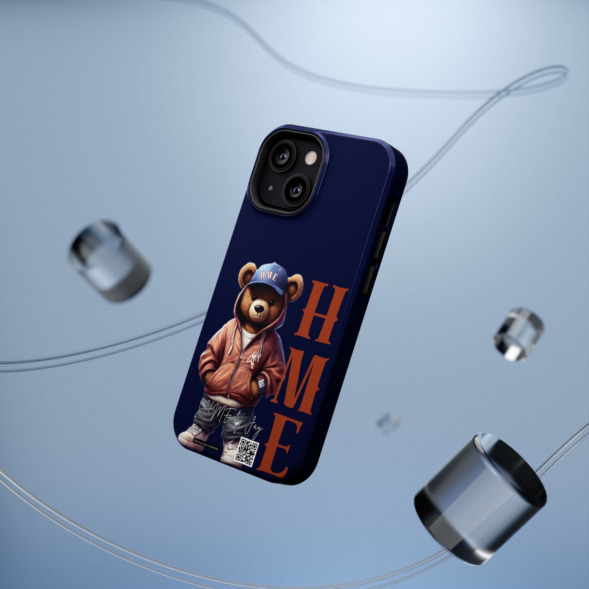 Phone Cases - HME Bear Logo Collection in Navy